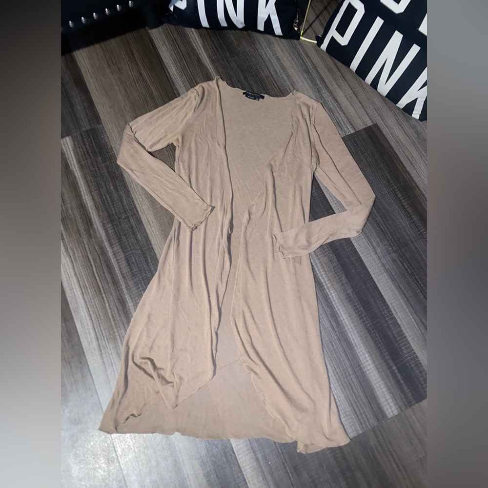 BCBGMaxAzria Tan Long Sleeve cardigan